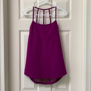 Zella Workout Top w/ Mesh Back Detail